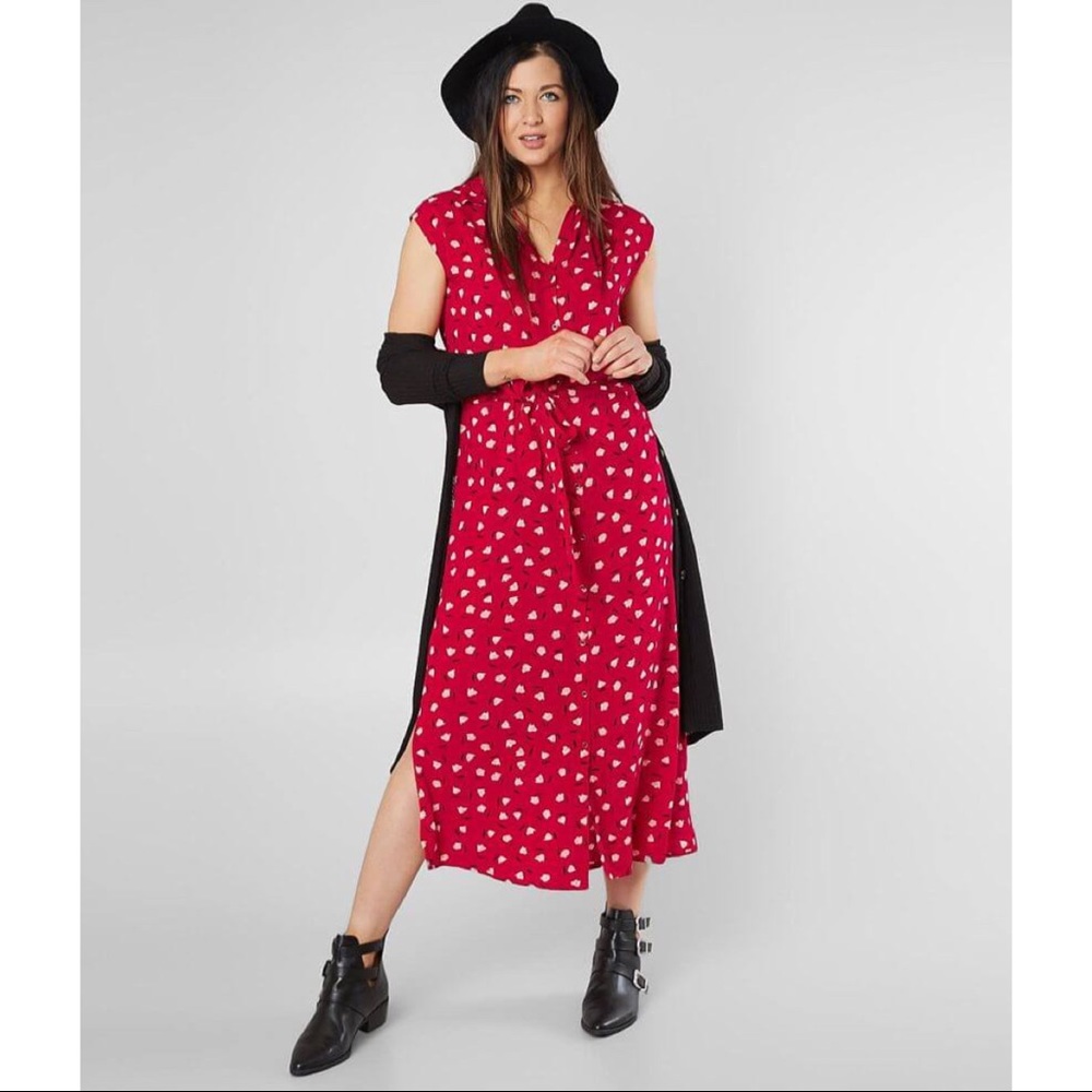 Billabong “Little Flirt” Red Dress